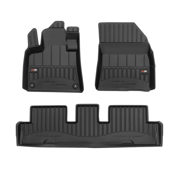 Set Covorase Auto Si Tavita Portbagaj CITROEN C4 GRAND PICASSO II (DA_, DE_) din 2013-2018, Cauciuc, Protectie Porbagaj, 4x Stickere auto cu CITROEN