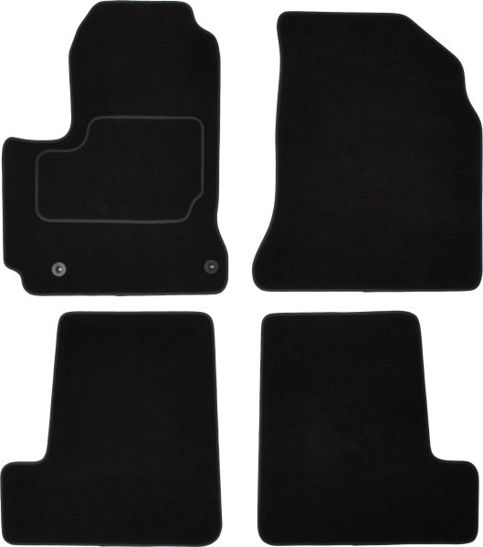 Set Covorase Auto Si Tavita Portbagaj TOYOTA RAV 4 III (_A3_) din 2005-2013, Cauciuc, Protectie Porbagaj, 4x Stickere auto cu TOYOTA