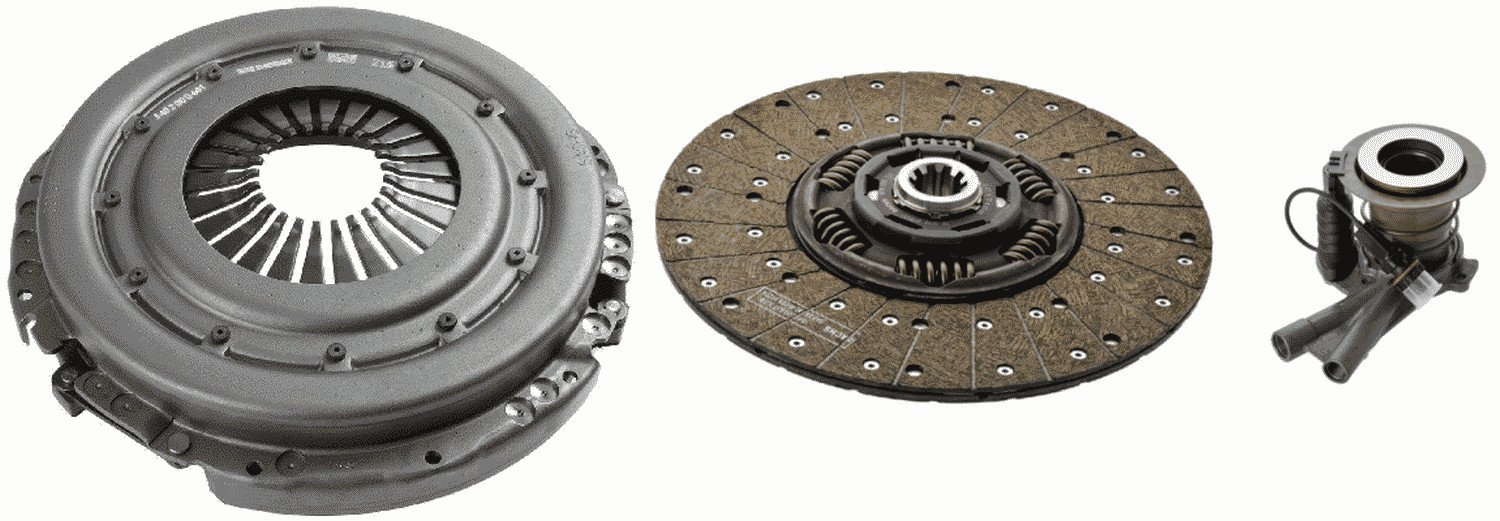 Set kvačila 362mm za vozilo MAN TGL 1