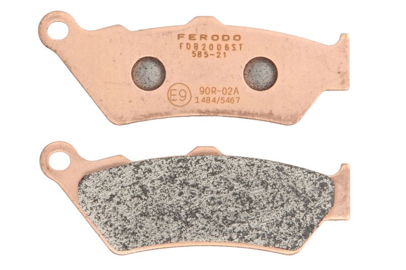 Levně FERODO sada brzdových destiček, kotoučová brzda APRILIA ETV 1000 (CAPO NORD) 01-05, MOTO 650 95-99, PEGASO 650 (TRAIL), 650, 650IE (GARDA), 600,