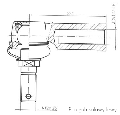 4 RIDE hlava příčného táhla řízení HONDA TRX 500FPM, 500FE, 500FA, 500FGA, 500FPE, 680 (RINCON), 500FM SOLID AXLE, 650 RINCON, 500FPA, 500FM, 450S, 500TM 01-17 (51-1053)