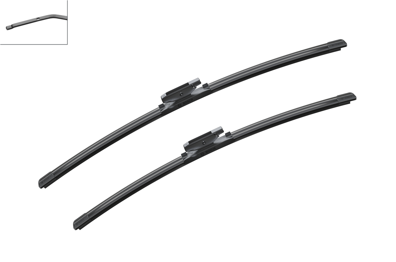 Set 3 stergatoare SAAB 9-5 Estate (YS3E) din 1998-2009, Bosch Aerotwin, din cauciuc siliconat rezistent