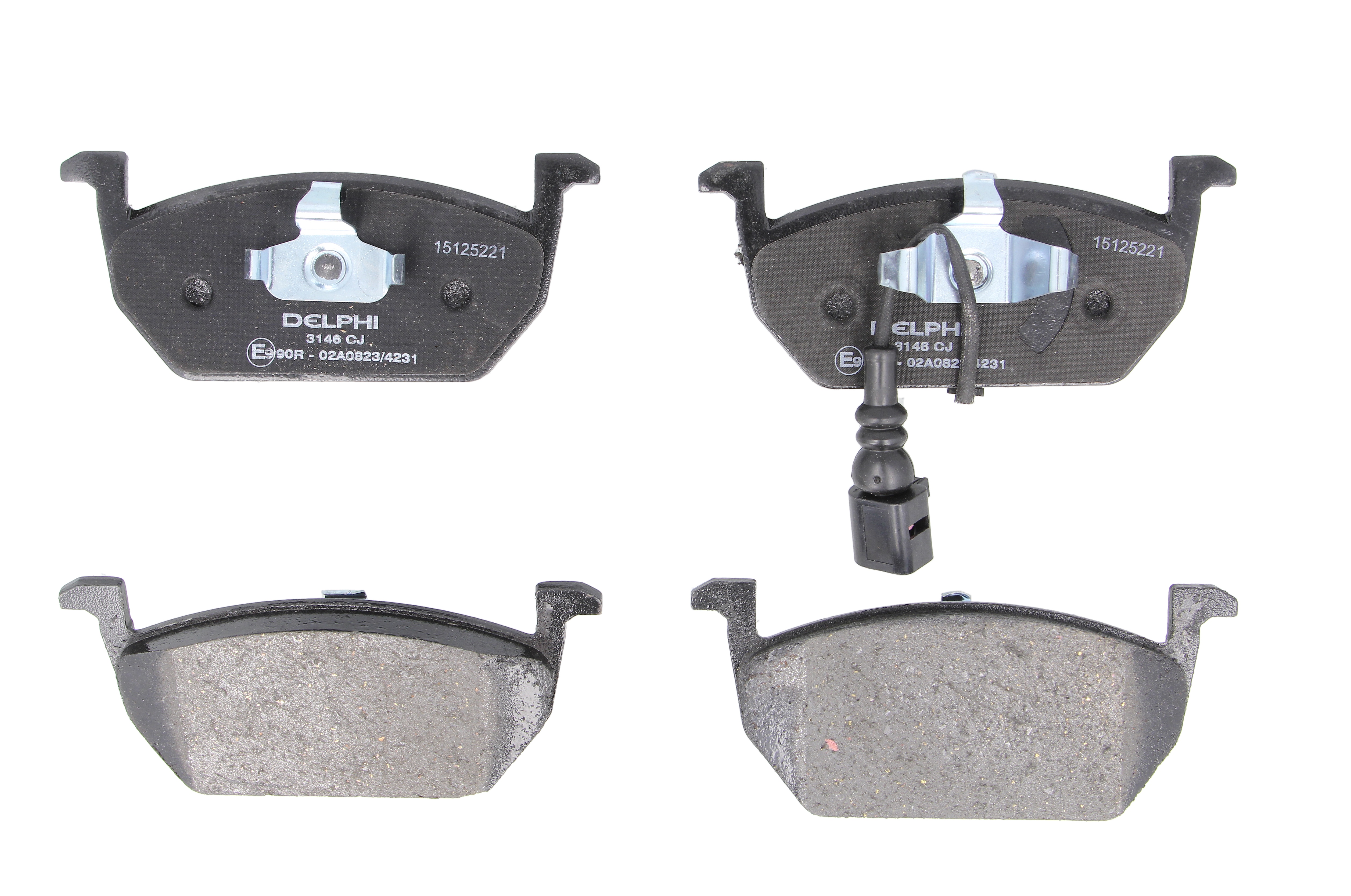 Комплект гальмівних колодок передн , AUDI A3, SEAT LEON, LEON SC, LEON ST, SKODA OCTAVIA III, SCALA, VW GOLF ALLTRACK VII, GOLF SPORTSVAN VII, GOLF VII 1.0-2.0D 08.12-