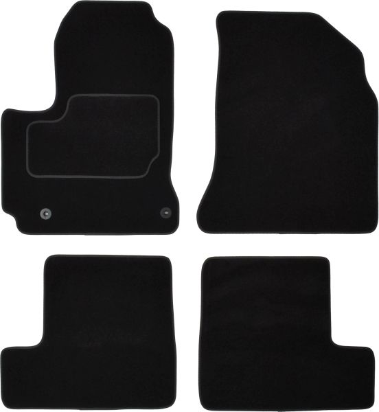 Set Covorase Auto Si Tavita Portbagaj TOYOTA RAV 4 III (_A3_) din 2005-2013, Cauciuc, Protectie Porbagaj, 4x Stickere auto cu TOYOTA