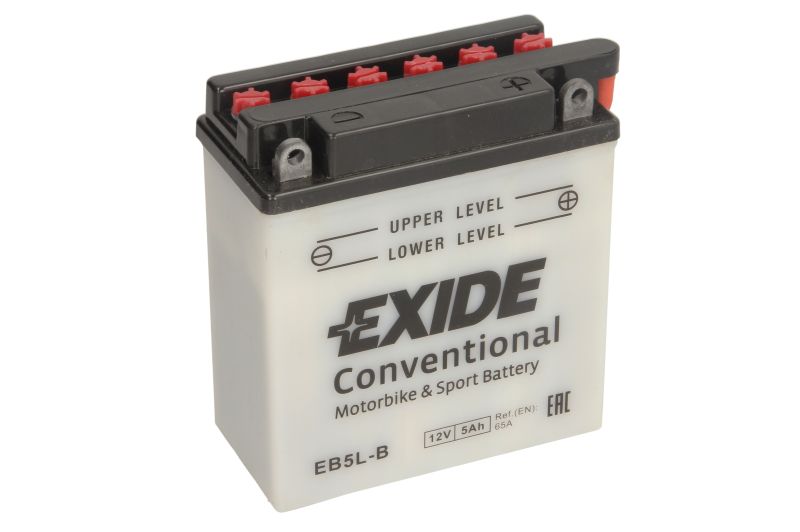 EXIDE startovací baterie BENELLI K2 50 AC (NAMUR), LC, AC, LC (NAMUR) 98-01, HONDA C 90 81-00, MBX 125 F 84-86, NH 80MS (LEAD), 125 (LEAD) 83-86, NS 125 R, F 85-92, KAWASAKI AR 125 82-94, KYMCO NEXXON 50 07-10, MZ/MUZ ETZ 125 (SPORTSTAR), 301FUN, 251FUN 8