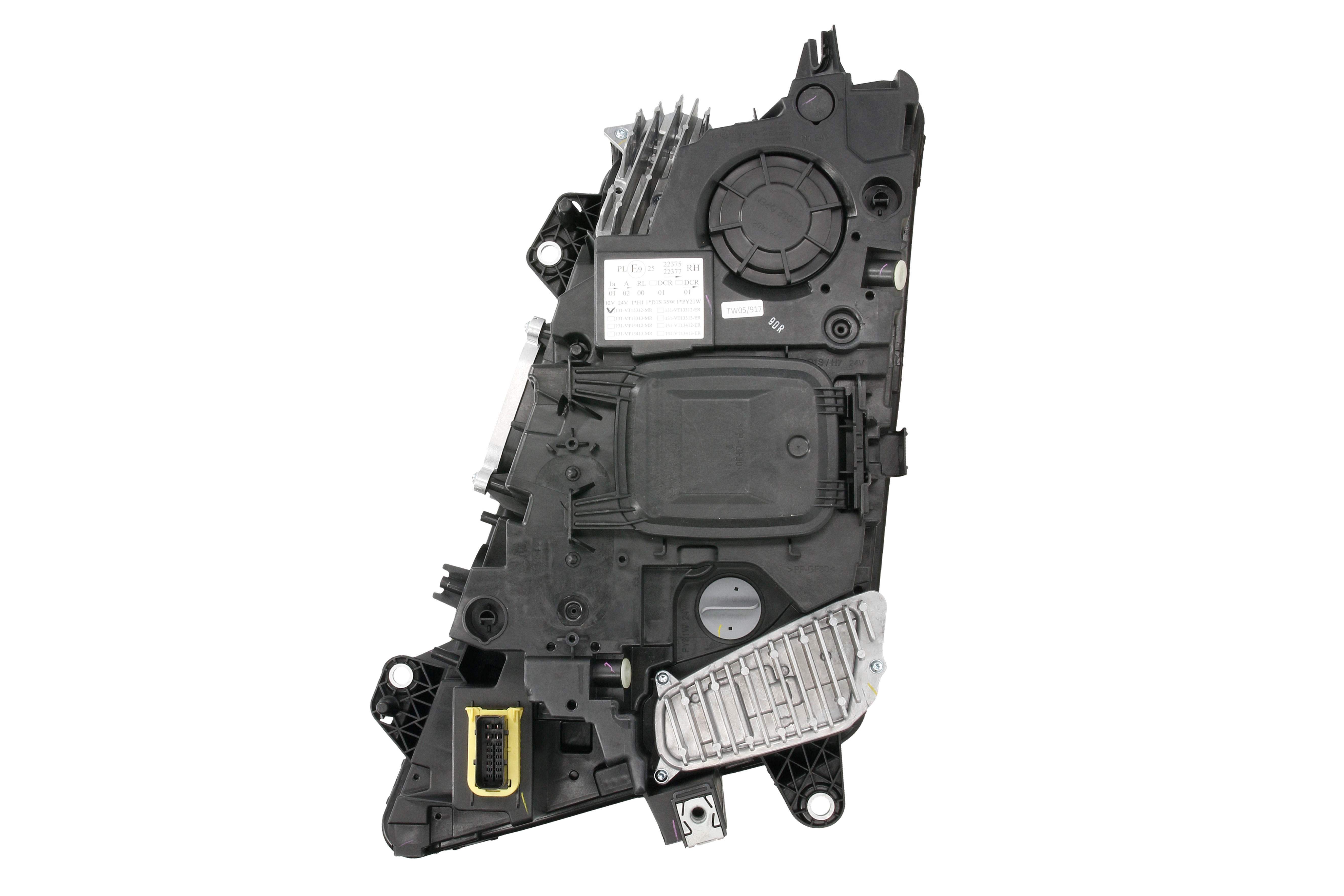Фара прав (D1S/H1/LED/PY21W, ручн, колір відбивача: хром, колір повороту: прозор) VOLVO FH II 01.12- фото 2