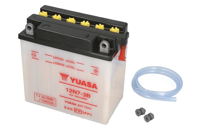 YUASA startovací baterie YAMAHA AT 125 (3), (2) 72-73, DT 125 74-81, SR 500 (DRUM), (BRAKE DISC) 78-99, XN 150 (TEOS) 01-04, XS 360 77, YFM 100, 80