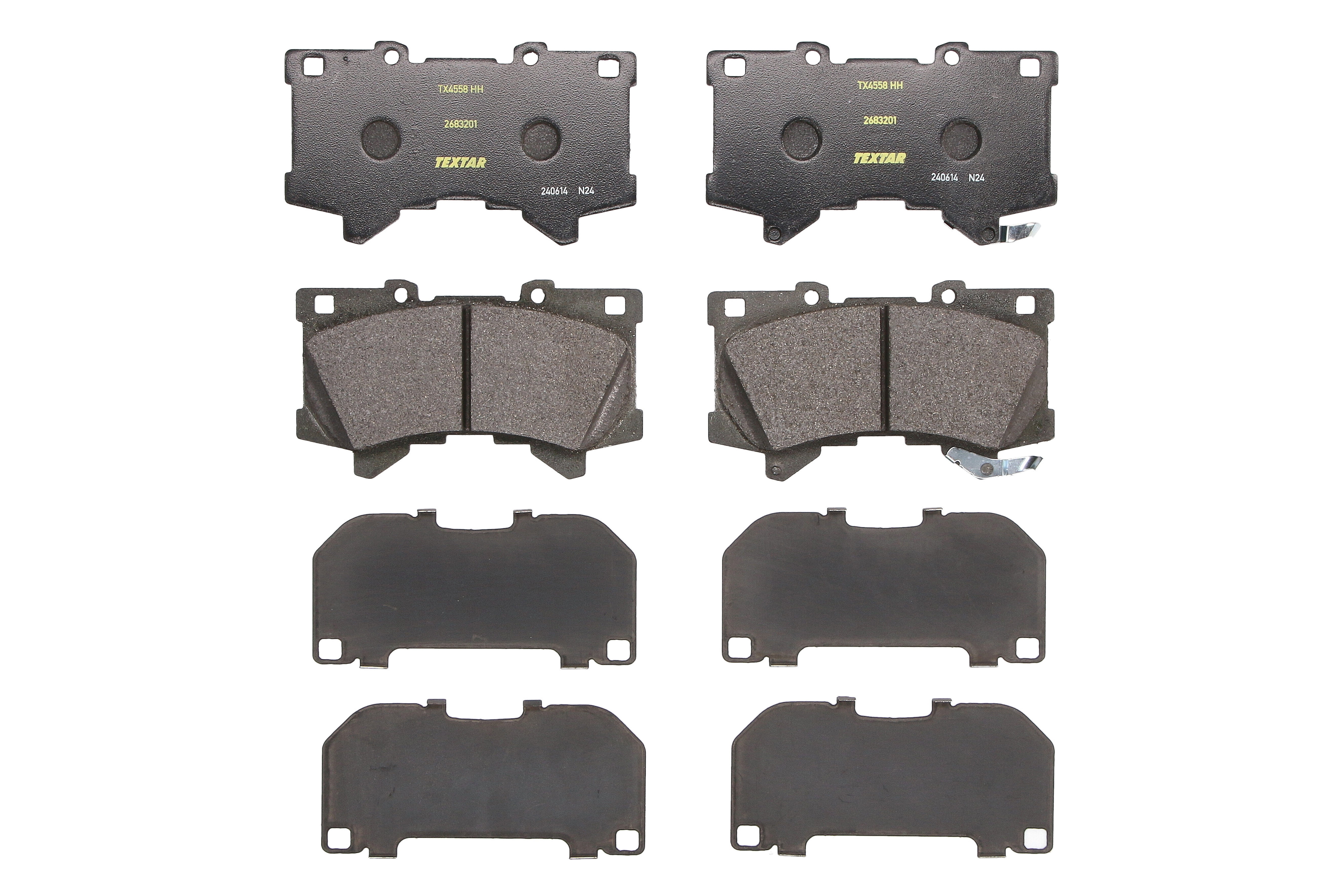 Комплект гальмівних колодок передн , LEXUS LX, TOYOTA LAND CRUISER, LAND CRUISER 300, LAND CRUISER PRADO 2.8D-3.5 08.21-