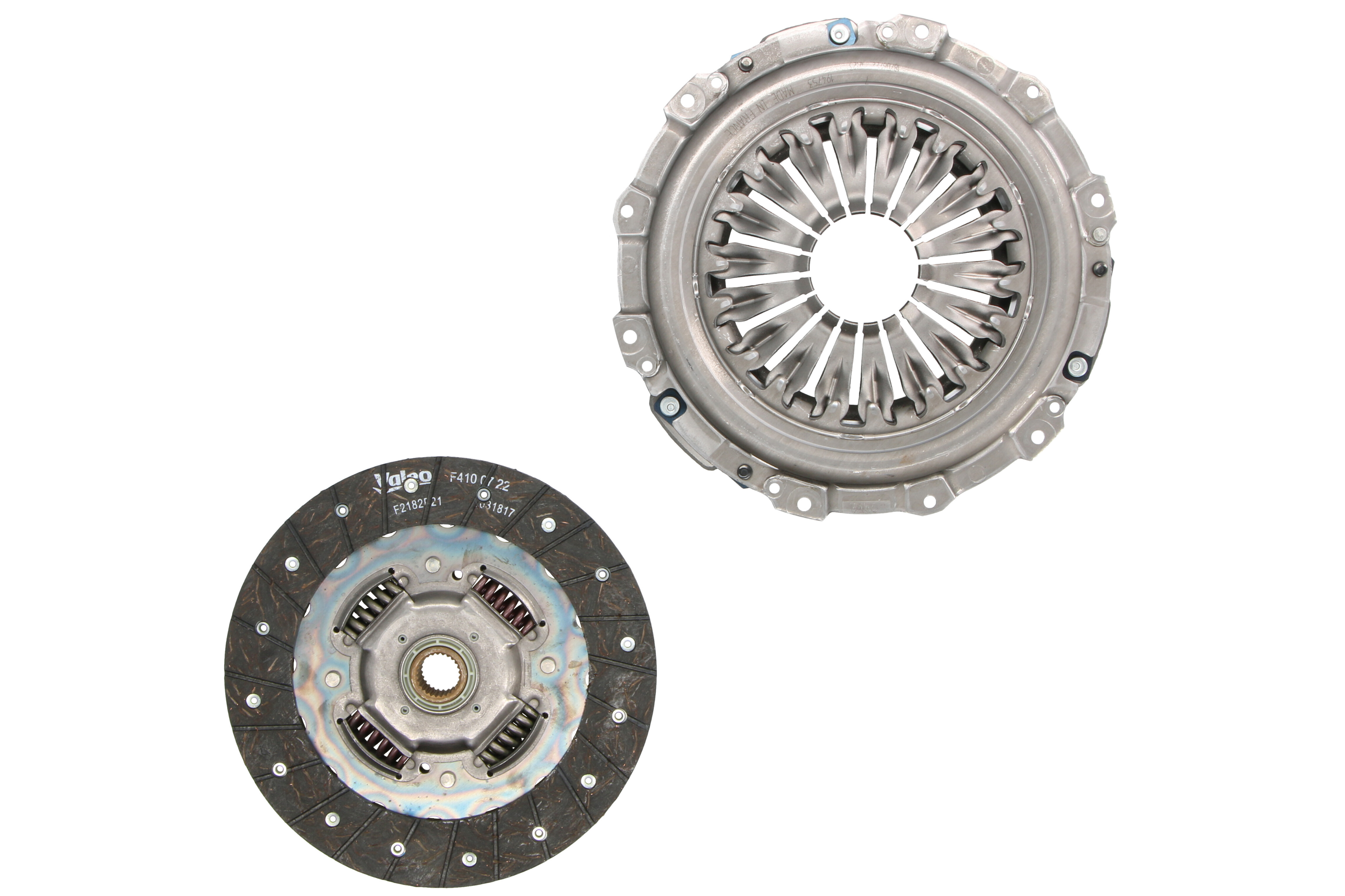 Комплект зчеплення CLUTCH SET (DISC+PRESSURE PLATE) RENAULT CLIO 1.5 DIESEL 9/2005 -> VALEO (826553) Valeo фото 3