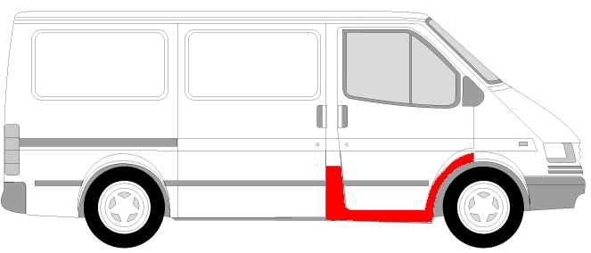 Desni prag za vozilo FORD TRANSIT 4 FL, TRANSIT 4 FL 2