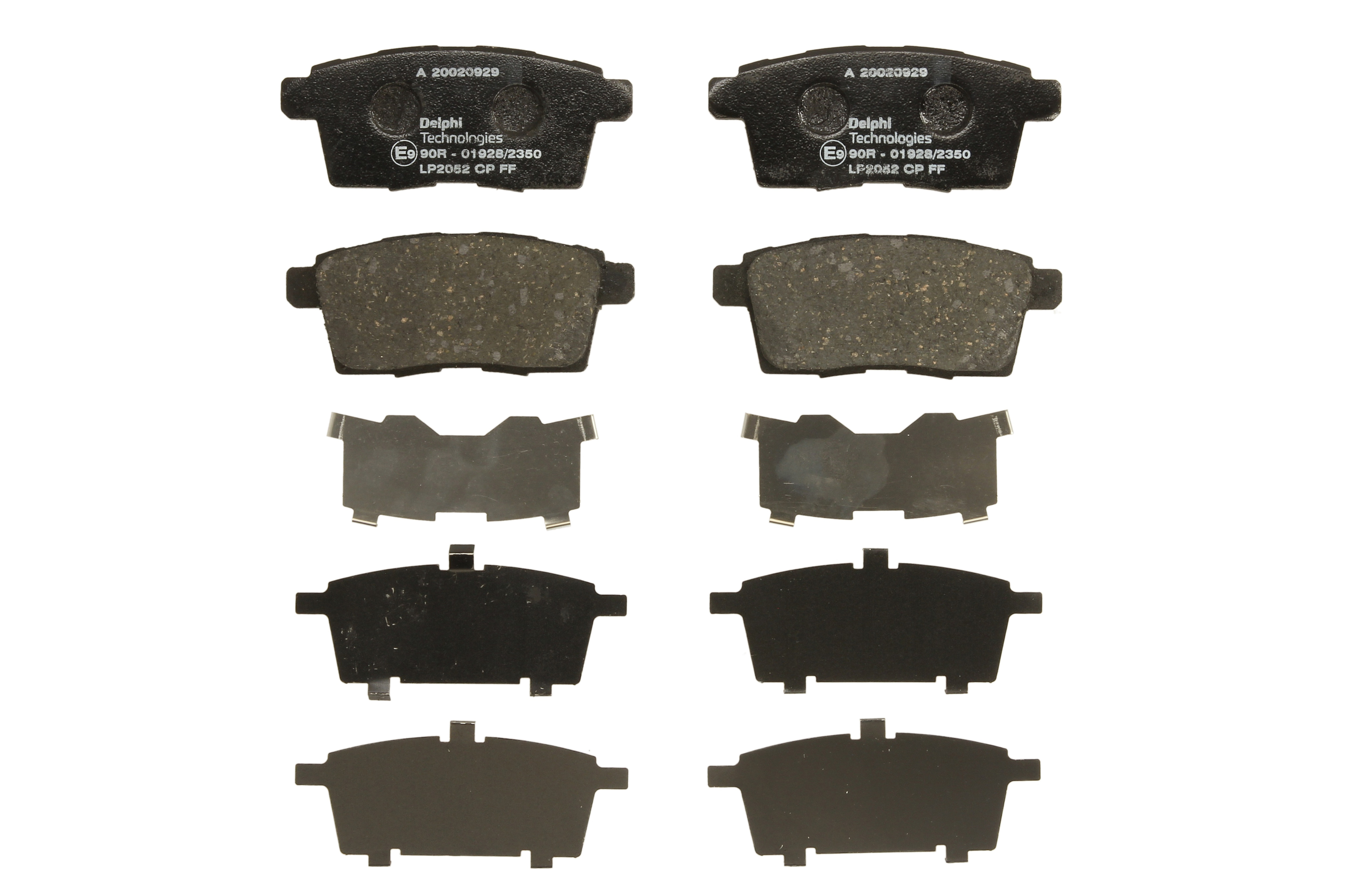 Комплект гальмівних колодок задн , FORD USA EDGE, LINCOLN MKX, MAZDA CX-7, CX-9 2.0-3.7 06.06-
