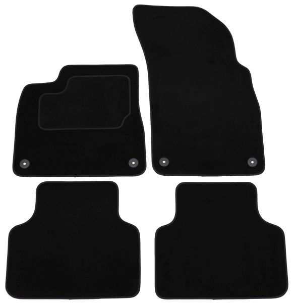 Set Covorase Auto Si Tavita Portbagaj AUDI Q7 (4MB, 4MG, 4MQ) din 2015-2024, Cauciuc, Protectie Porbagaj, 4x Stickere auto cu AUDI