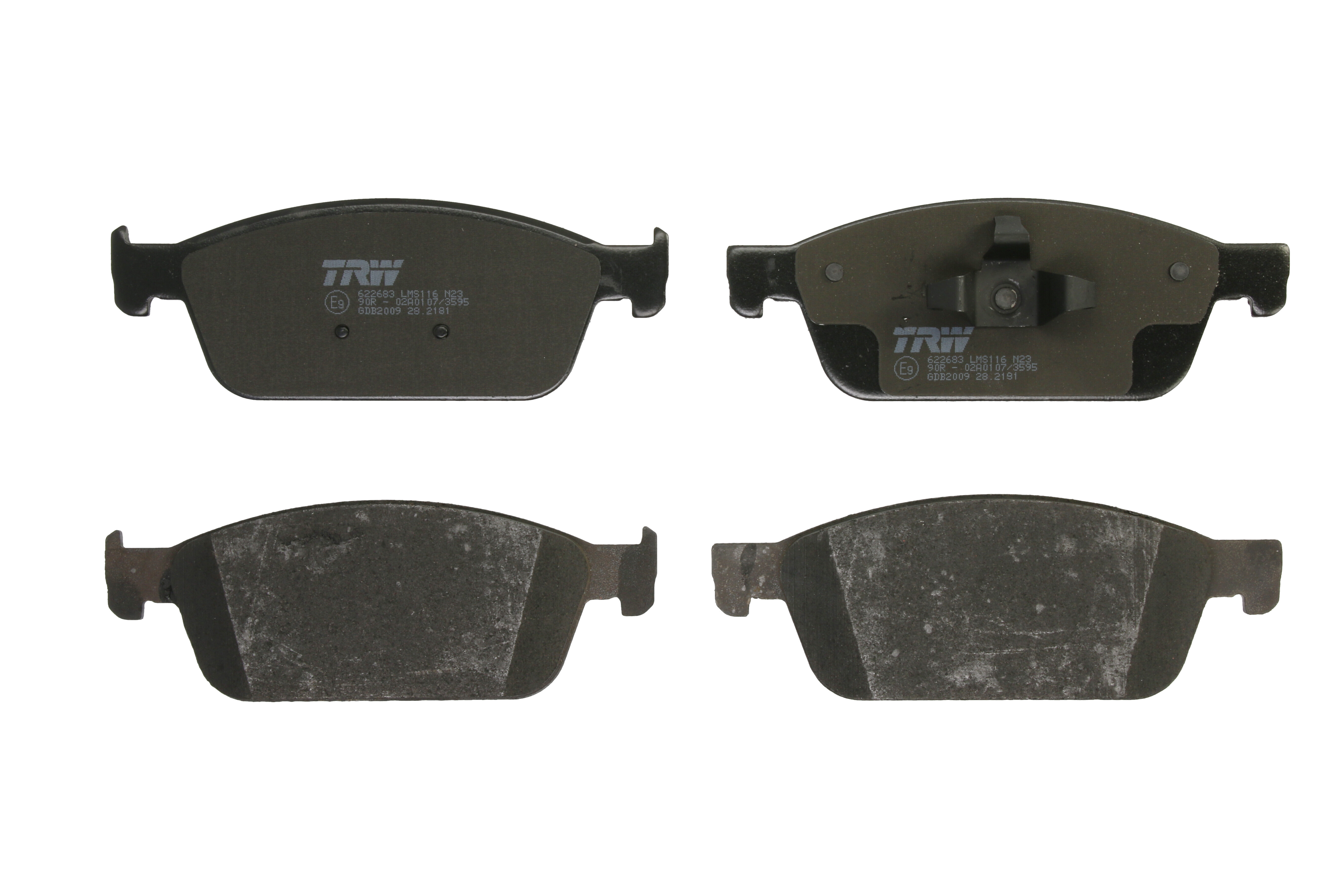 Комплект гальмівних колодок передн , FORD FOCUS III, KUGA II, TOURNEO CONNECT V408 NADWOZIE WIELKO, TRANSIT CONNECT, TRANSIT CONNECT V408, FORD USA ESCAPE, TRANSIT CONNECT 1.0-2.5 07.10-