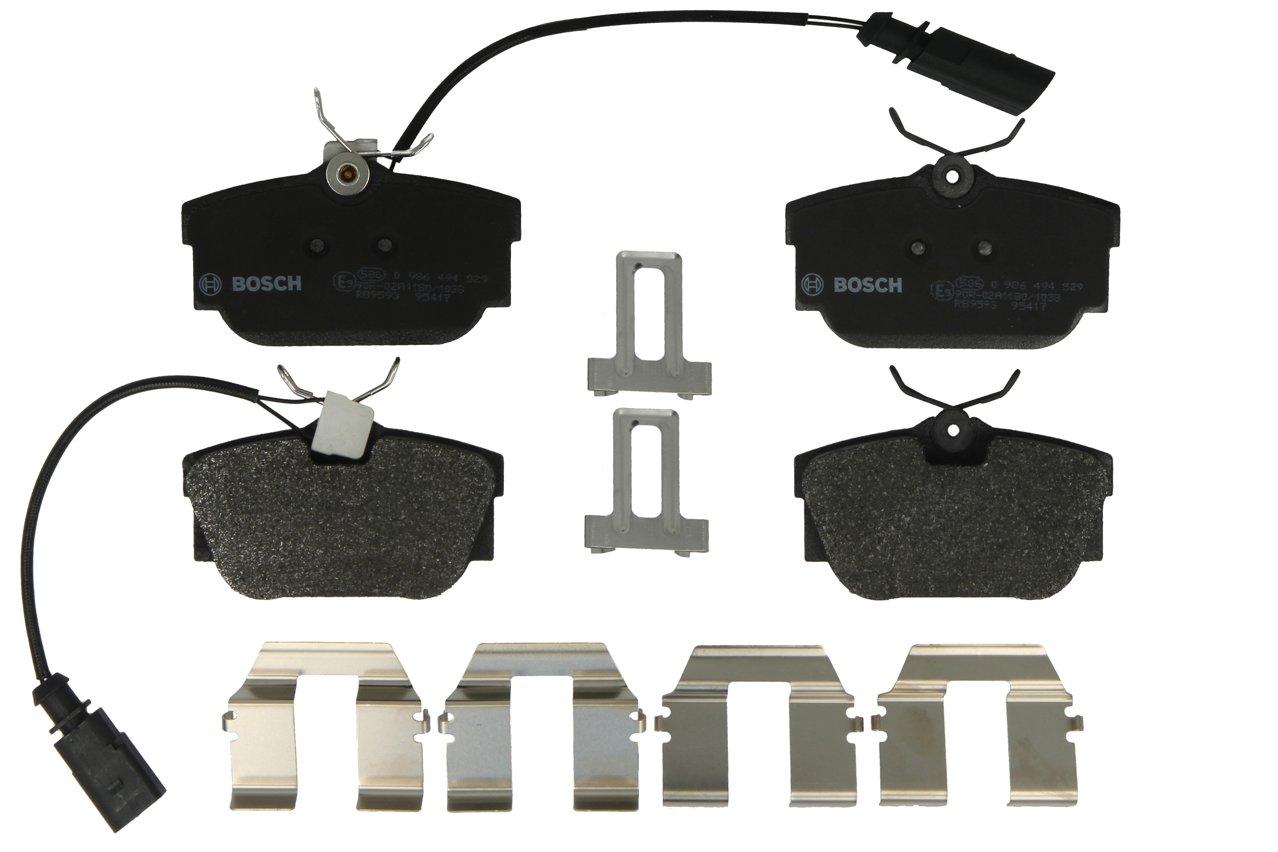 Колодки гальмівні дискові VW TRANSPORTER T4 ФУРГОН (70A, 70H, 7DA, 7DH) 1.9 1990.07-2003.04 BOSCH (0 986 494 529) Bosch фото 3