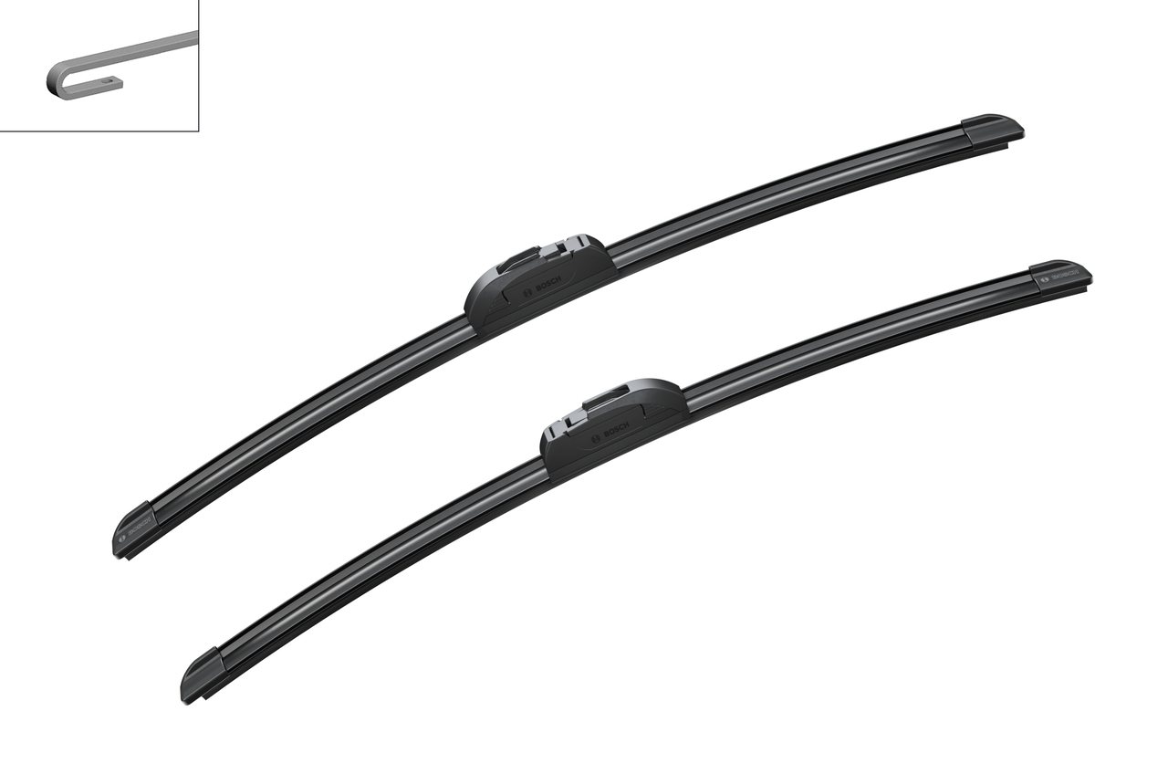 Set stergatoare auto SMART CABRIO (450) din 2000-2004, Bosch Aerotwin Retrofit, din cauciuc siliconat rezistent