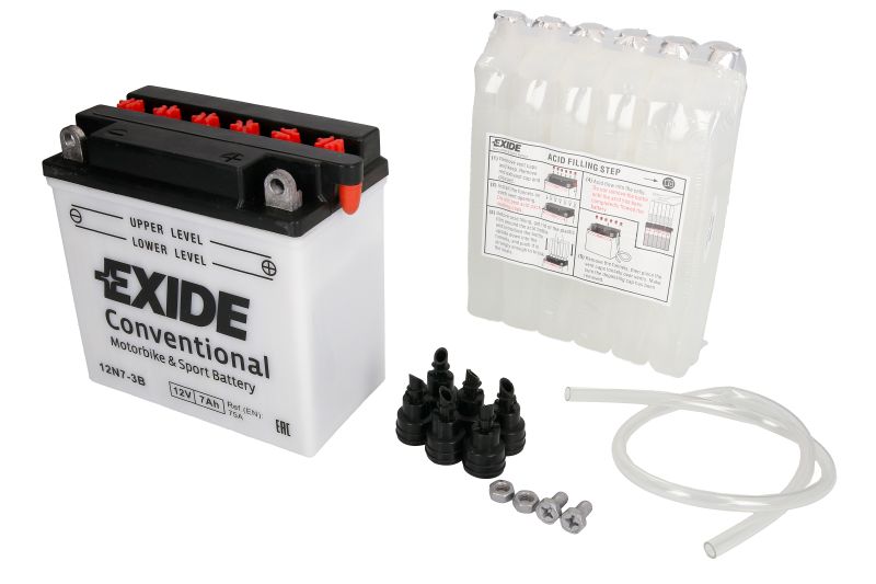 EXIDE startovací baterie KAWASAKI AR 125 82-89, SUZUKI DR 650 90-91, GT 250, 125 73-79, RG 250 FC (GAMMA), C (GAMMA) 86-88, SP 600 85, T20 20 SUPERSIX 68, YAMAHA SRX 600 86-90, XT 550 82-83 (B00DY53RJ4, 12N5-3B, 12N5-3B, 4517, 12N5,5A-3B YUASA, 12N5-3B 4 