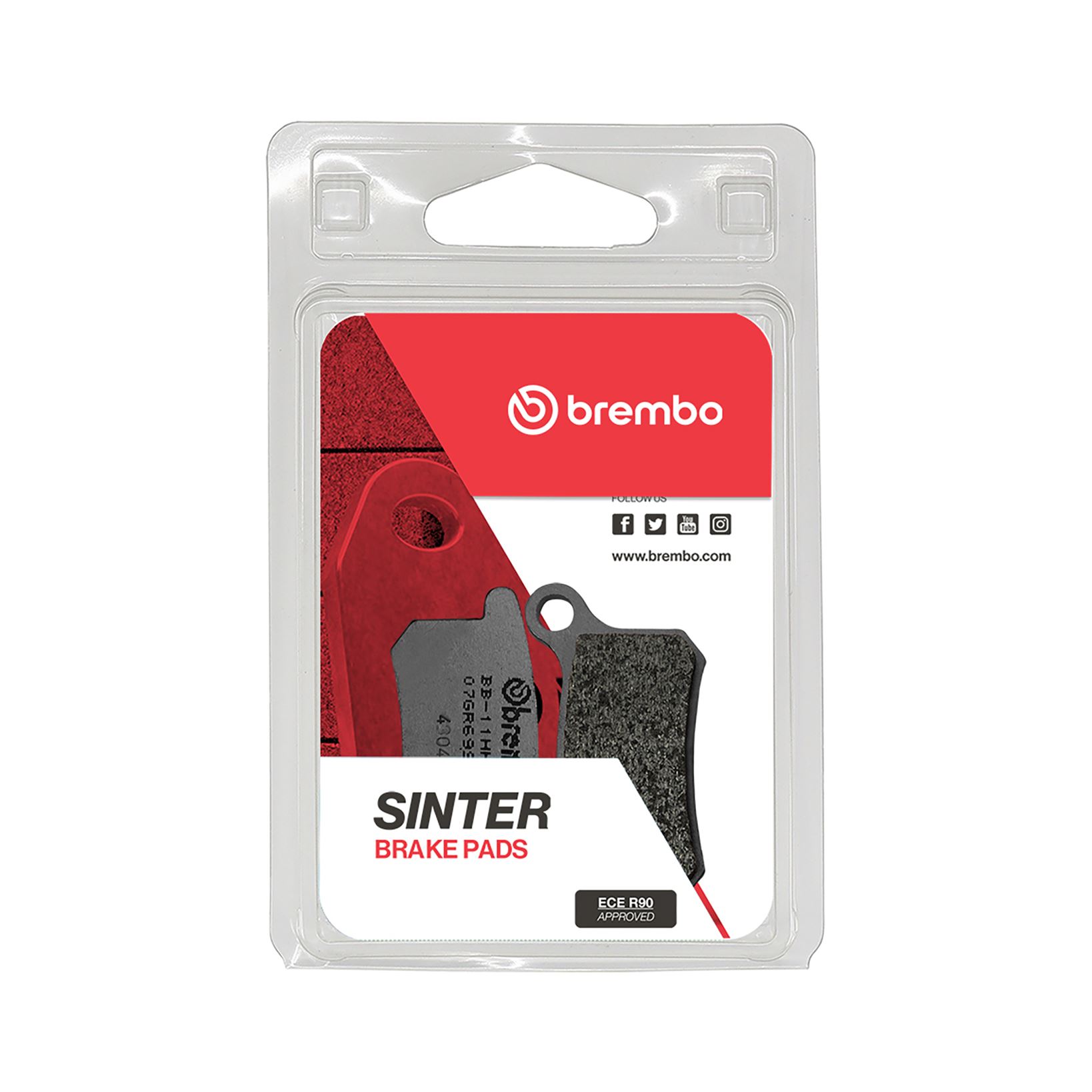 BREMBO sada brzdových destiček, kotoučová brzda GAS GAS MC 65 23, HUSQVARNA CR 65 12-13, TC 65 23, KTM SX 85, 65 04-23 (MT07GR69SX)