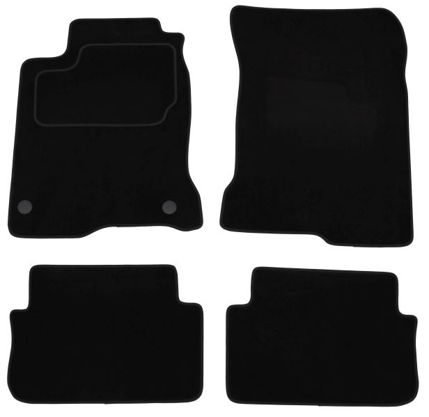 Set Covorase Auto Si Tavita Portbagaj RENAULT LAGUNA III Grandtour (KT0/1) din 2007-2015, Cauciuc, Protectie Porbagaj, 4x Stickere auto cu RENAULT