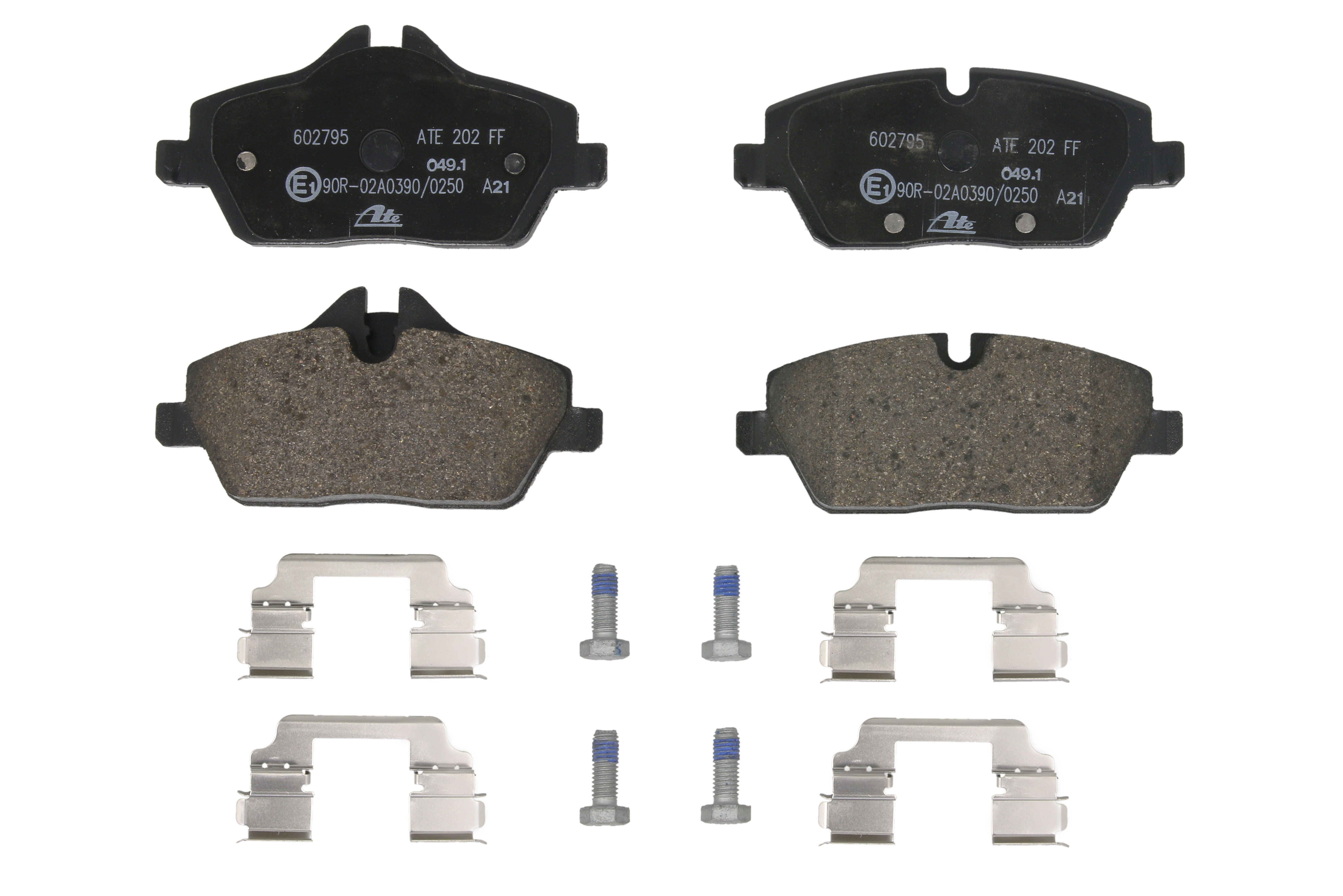 Комплект гальмівних колодок передн , BMW 1 (E81), 1 (E82), 1 (E87), 1 (E88), 2 (F45), MINI (F55), (F56), (F57), (R56), (R57), (R58), (R59), CLUBMAN (F54), CLUBMAN (R55) 1.2-Electric 06.04-