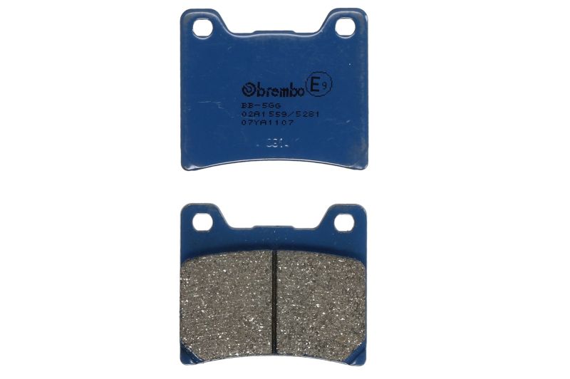 BREMBO sada brzdových destiček, kotoučová brzda YAMAHA BT 1100 (BULLDOG) 02-06, FJ 1200, 1200A (ABS), 1100 84-97, FZ 750, 600 85-88, FZR 1000 (GENESIS
