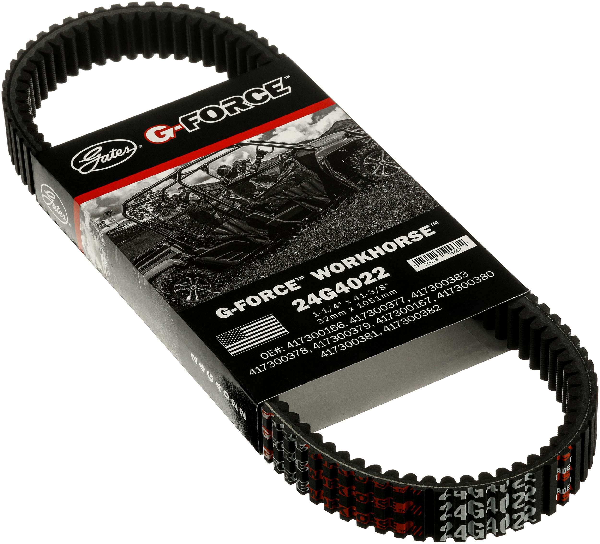 GATES hnací klínový řemen, variomatik POLARIS RZR 800 S, 4 13-14, RANGER 800 (CREW), 700 4X4, 800 6X6, 800 (MIDSIZE), 800RZR 4, 700 (CREW), 800RZR 4 EPS LE, 800RZR S, 800HD, 800XP, 800 4X4, 700XP, 700HD, 800XP EPS, 800 (CREW EPS LE) 08-16 (24G4022, XTX224