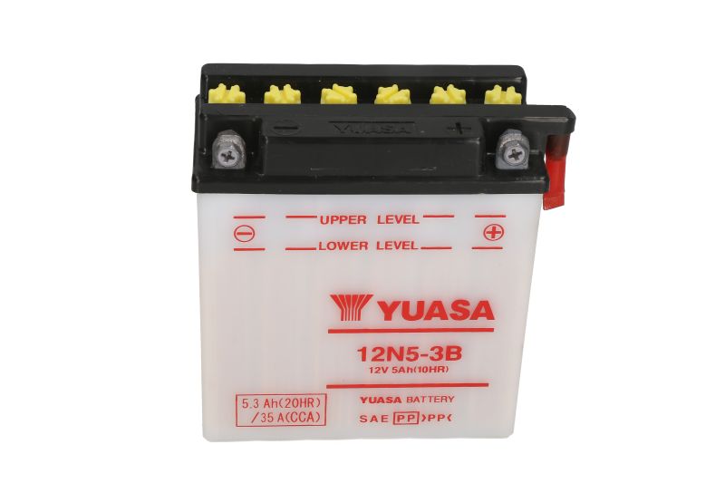 YUASA startovací baterie KAWASAKI AR 125 82-89, SUZUKI DR 650 90-91, GT 250, 125 73-79, RG 250 FC (GAMMA), C (GAMMA) 86-88, SP 600 85, T20 20 SUPERSIX 68, YAMAHA SRX 600 86-90, XT 550 82-83 (B0068O7CQW, 12N5-3B, 0092M40180, 505012003, M4018, 12N5-3B, 12N5