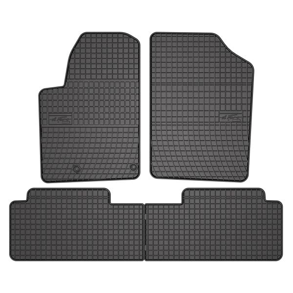 Set Covorase Auto Si Tavita Portbagaj PEUGEOT 308 II (LB_, LP_, LW_, LH_, L3_) din 2013-2021, Cauciuc, Protectie Porbagaj, 4x Stickere auto cu PEUGEOT