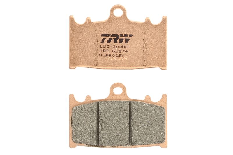 TRW MOTO sada brzdových destiček, kotoučová brzda KAWASAKI GPZ 900 R (NINJA) 90-94, KLE 1000 (VERSYS) 13, KLZ 1000 (VERSYS) 12-19, KR-1 250 90, VN