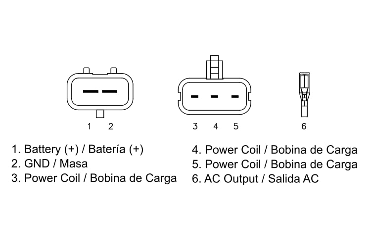 DZE regulátor generátoru POLARIS RZR 800 S EFI, EFI 10, RANGER 500EFI, 500 (CREW), 800 EFI 10-13, SPORTSMAN 800 FOREST, 500 (FOREST TRACTOR), 800EFI 10-15 (4012748)