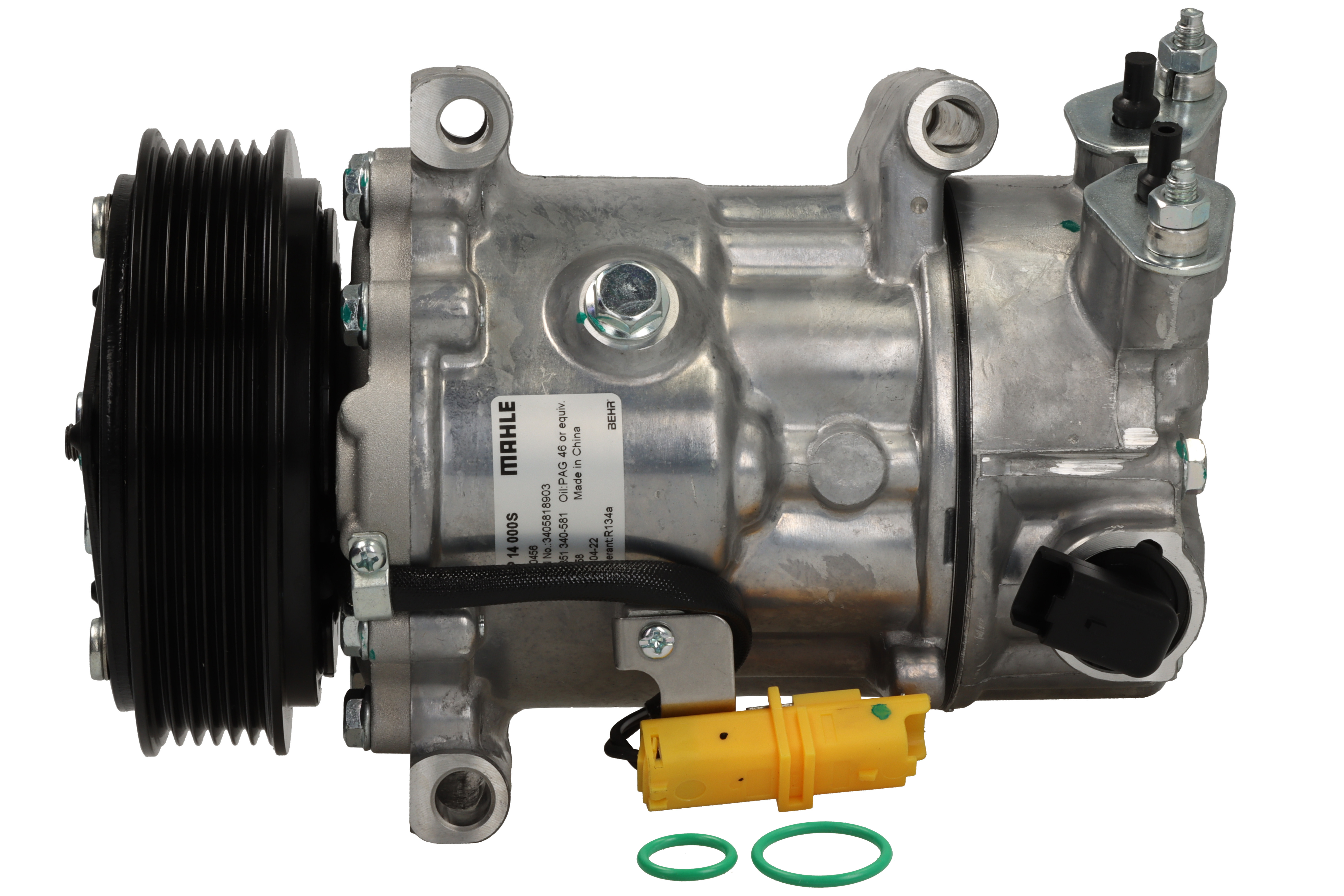 Компресор кондиціонера CITROEN BERLINGO ПЛАТФОРМА/ШАСІ (B9) 1.6 HDI 90 16V 2008.04 - MAHLE (ACP 14 000S) Mahle фото 3