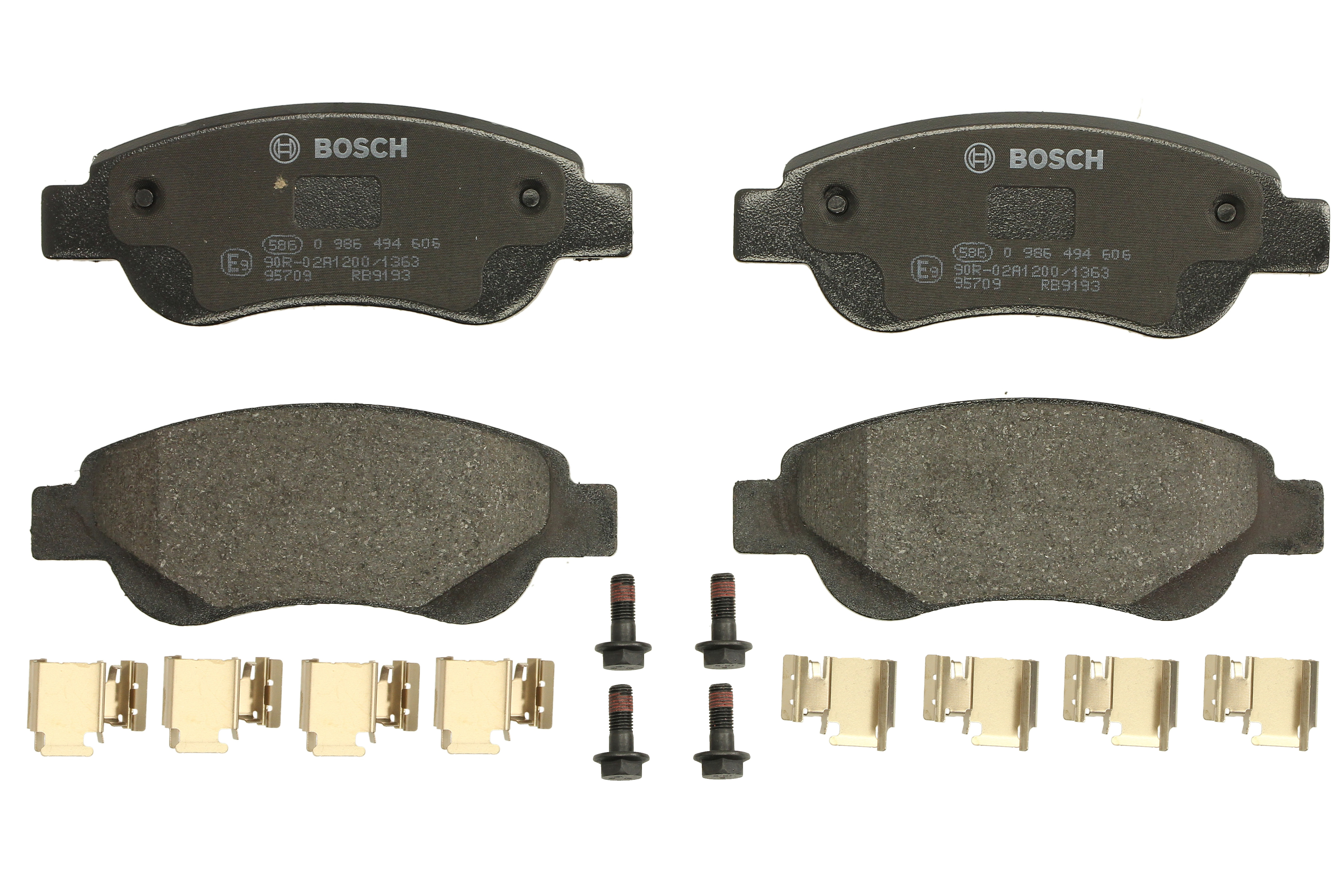 Комплект гальмівних колодок передн , CITROEN C1, C1 II, PEUGEOT 107, 108, TOYOTA AYGO 1.0/1.2/1.4D 06.05-