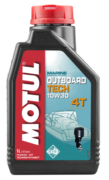 Олива моторна Outboard Tech 4T 10W-30 1л OUTBOARD TECH 4T 10W30 12X1L MOTUL (106453) Motul фото 3