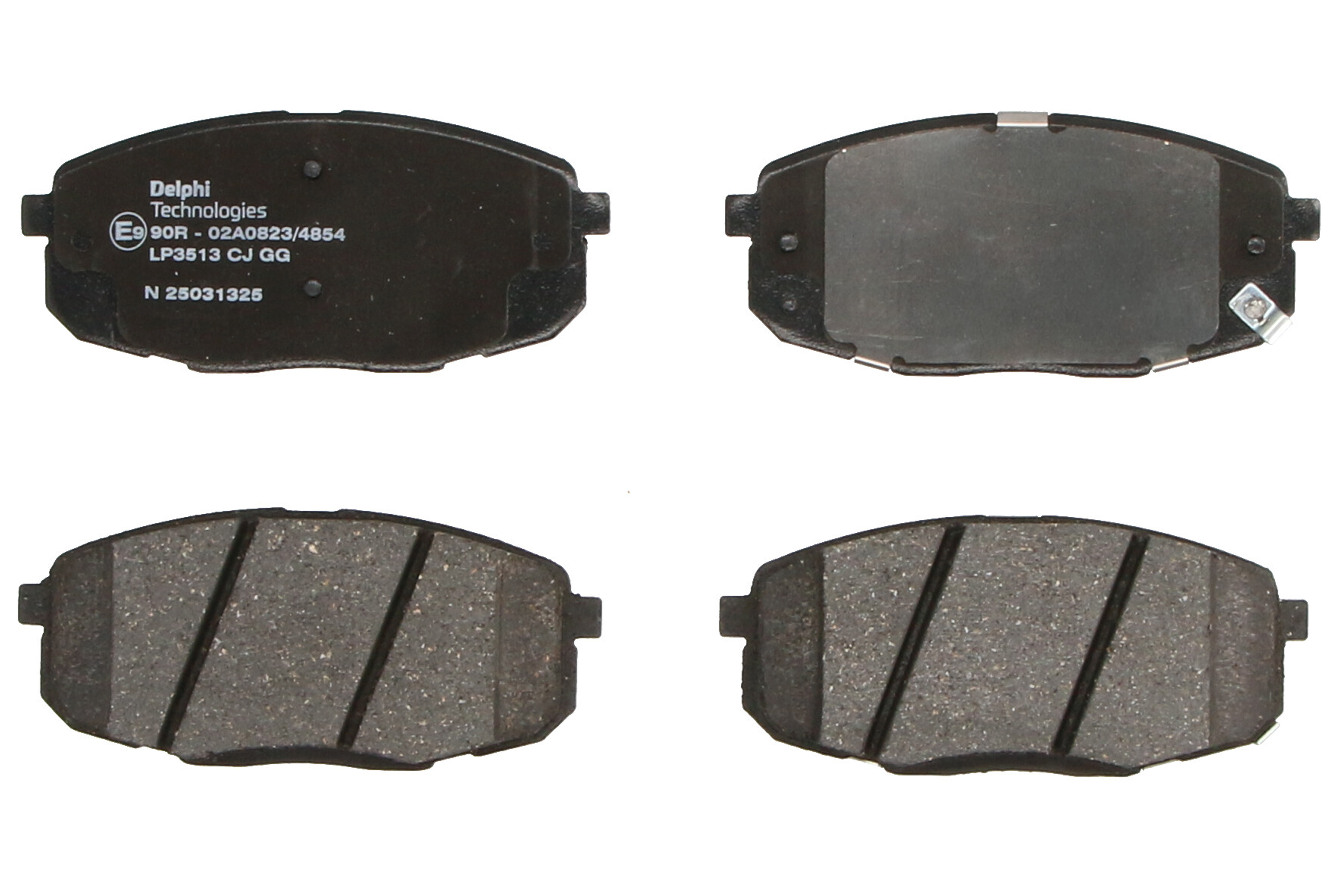 Комплект гальмівних колодок передн , HYUNDAI CRETA, KONA, KIA CERATO IV, SELTOS 1.0-2.0 01.16-