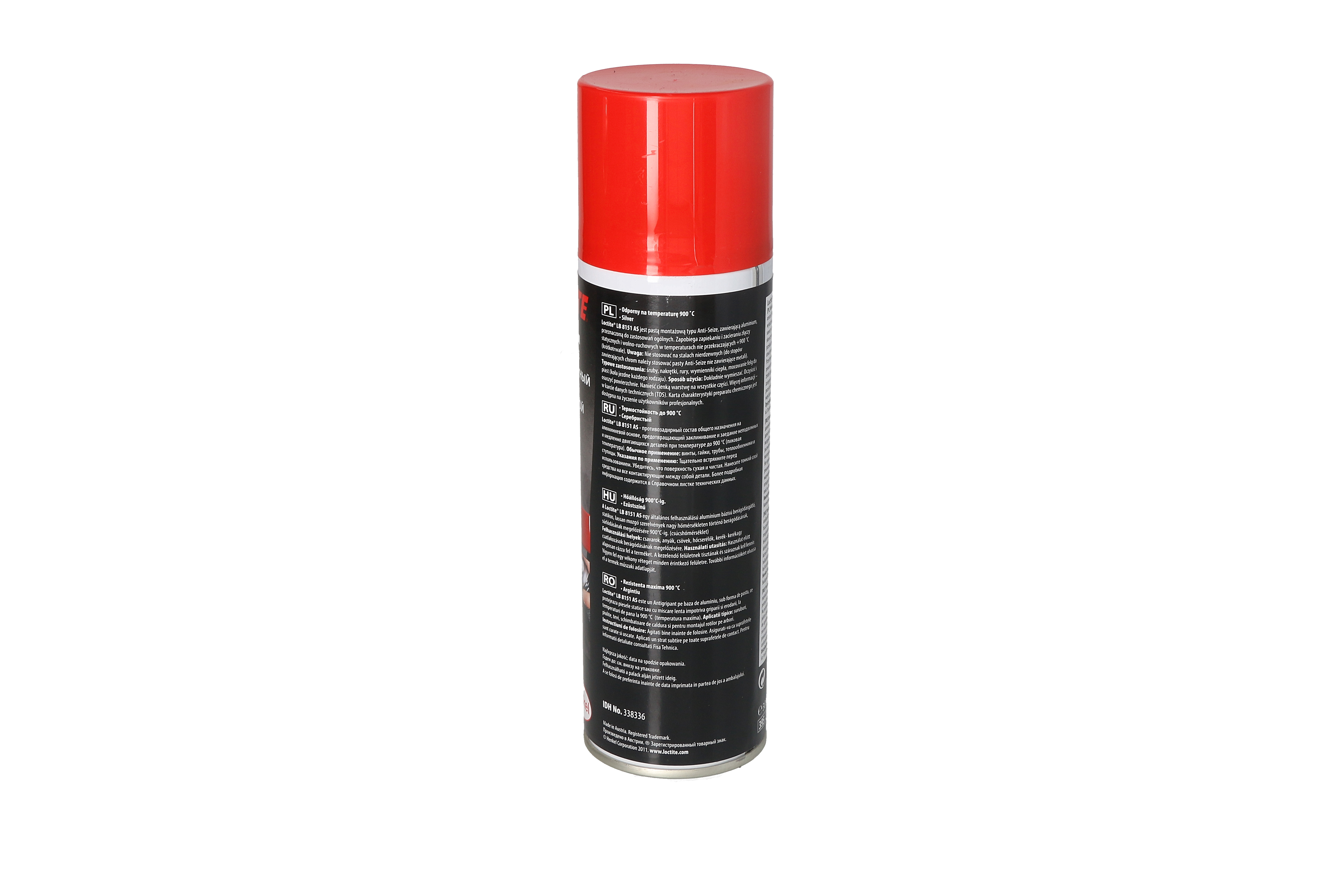 LOCTITE LB 8151, 400ML EGFD Протизадирна змазка з вмістом графіту та алюмінію (до +900°С.) Loctite фото 10