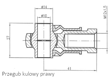 4 RIDE hlava příčného táhla řízení POLARIS HAWKEYE 300 2X4, 300 4X4, 400 HO 2X4 06-11, SPORTSMAN 400 HO 4X4, 300, 300 4X4 08-10