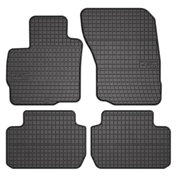 Set Covorase Auto Si Tavita Portbagaj MITSUBISHI OUTLANDER III Van (GF_W, GG_W) din 2013-2018, Cauciuc, Protectie Porbagaj, 4x Stickere auto cu MITSUBISHI
