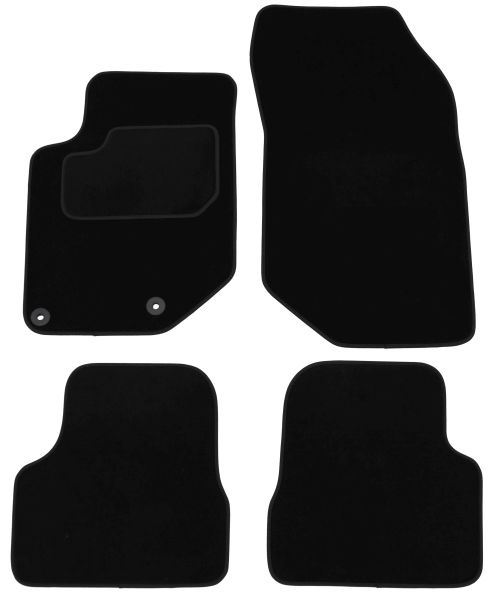 Set Covorase Auto Si Tavita Portbagaj PEUGEOT 208 II (UB_, UP_, UW_, UJ_) din 2019-2023, Cauciuc, Protectie Porbagaj, 4x Stickere auto cu PEUGEOT