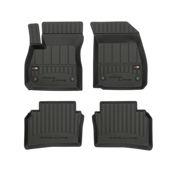 Set Covorase Auto Si Tavita Portbagaj OPEL INSIGNIA B Sports Tourer (Z18) din 2017-2020, Cauciuc, Protectie Porbagaj, 4x Stickere auto cu OPEL