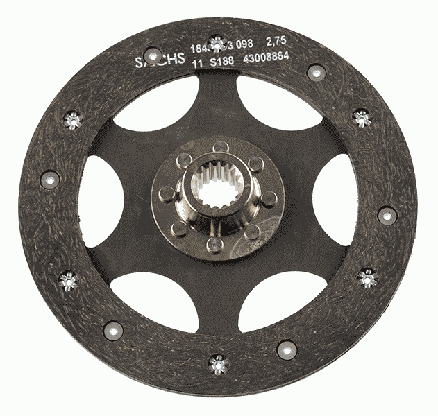 SACHS lamela spojky BMW K 1200 GT, RS 96-08, R 1100S INTEGRAL ABS, 1200C AVANTGARDE (WYSOKA KIEROWNICA), 1150RS, 1150R, 1150RT, 1150GS, 1200CL, 1200C AVANTGARDE, 1150GS (ADVENT.), 1200C, 1100S, 1100GS, 1200C INDEPENDENT, 1100RT 96-06 (1864 000 124, AP0919
