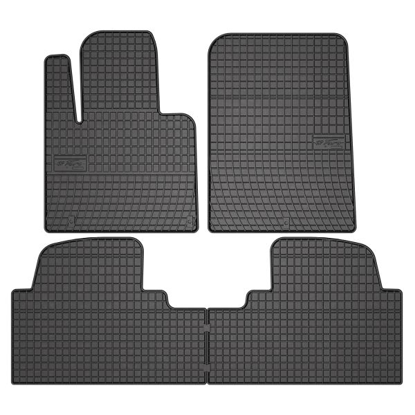 Set Covorase Auto Si Tavita Portbagaj KIA SORENTO III (UM) din 2015-2020, Cauciuc, Protectie Porbagaj, 4x Stickere auto cu KIA