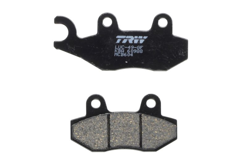 TRW MOTO sada brzdových destiček, kotoučová brzda BENELLI CAFFENERO 250 (RIGHT) 06, CPI XS 250 06, CAGIVA CANYON 500, 600 95-05, ELEFANT 900IE, 900IE GT, 900IE (LUCKY EXPL.), 900E AC (LUCKY EXPL.), 900, 906 90-97, GRAN 900 99-00, NAVIGATOR 1000 (TOURING) 
