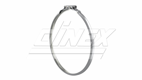 Colier sistem esapament (365mm, otel inoxidabil) potrivit RVI; VOLVO potrivit VOLVO FH II, FM II, FMX II D11C410-G13C420 01.12-