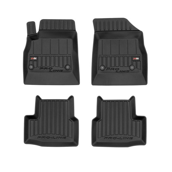 Set Covorase Auto Si Tavita Portbagaj OPEL ASTRA K Sports Tourer (B16) din 2015-2022, Cauciuc, Protectie Porbagaj, 4x Stickere auto cu OPEL
