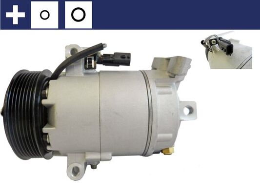 Compresor climatizare potrivit NISSAN QASHQAI I, X-TRAIL II; RENAULT GRAND SCENIC II, GRAND SCENIC III, MEGANE II, SCENIC II, SCENIC III 1.6-2.0D 09.05-