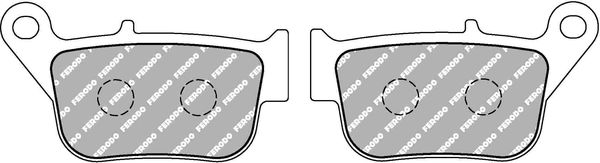 FERODO sada brzdových destiček, kotoučová brzda YAMAHA YP 125 R (X-MAX) 14-16 (FDB2279)