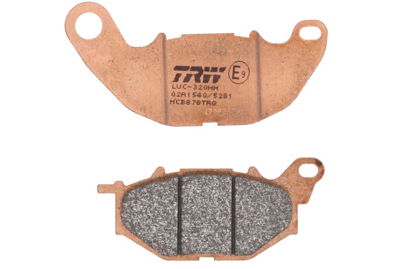 Levně TRW MOTO sada brzdových destiček, kotoučová brzda YAMAHA CZD 300 A X-MAX 17-19, MT-03 321 ABS 16-18, YZF-R3 321 15-20
