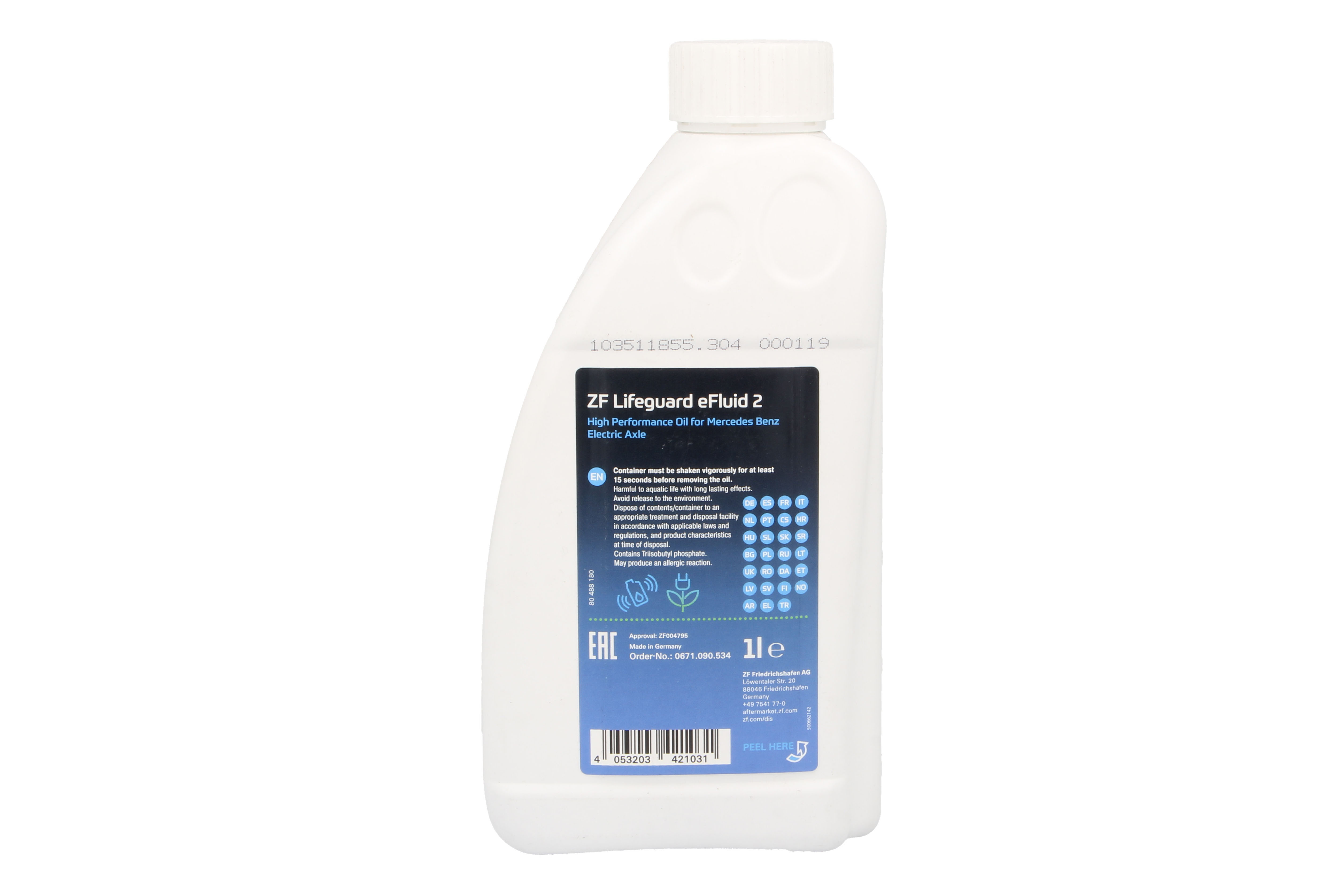 Олива АКПП ATF (1L) ZF Lifeguard eFluid 2 PORSCHE PDK/PORSCHE PENTOSIN FFL-3 ZF фото 9