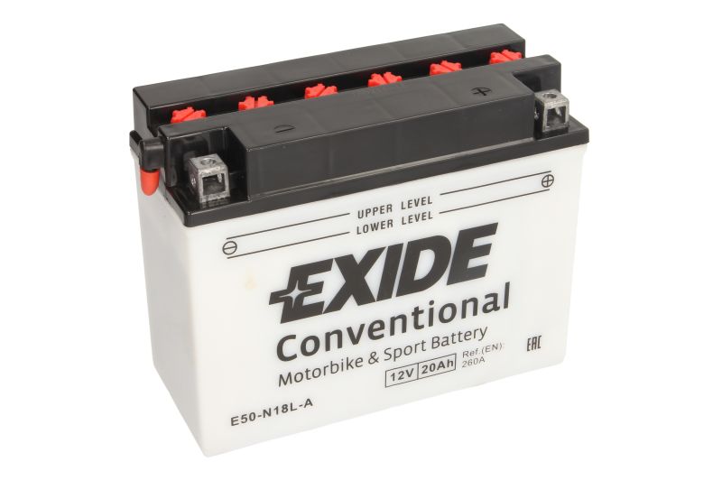 EXIDE startovací baterie ARCTIC CAT PROWLER 650, 550 07-09, BOMBARDIER TRAXTER 500 02-03, CAN-AM SPYDER 1330 RT SE6, 990 RS, 1330 RT SM6, 1330 RT LIMITED SE6 14-15, DUCATI GTL 500 74-79, GTV 500 77-79, SPORT 500 (DESMO), (TWIN) 78-83, HARLEY DAVIDSON FLHR