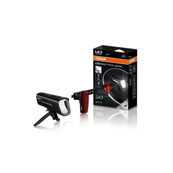 Ліхтар акумуляторний LEDSBIKE® RACE 50 SET / 3.7V 6300K 100LM / COOL WHITE / IP44 / ОС OSRAM (LEDBL101 SET) osram фото 3