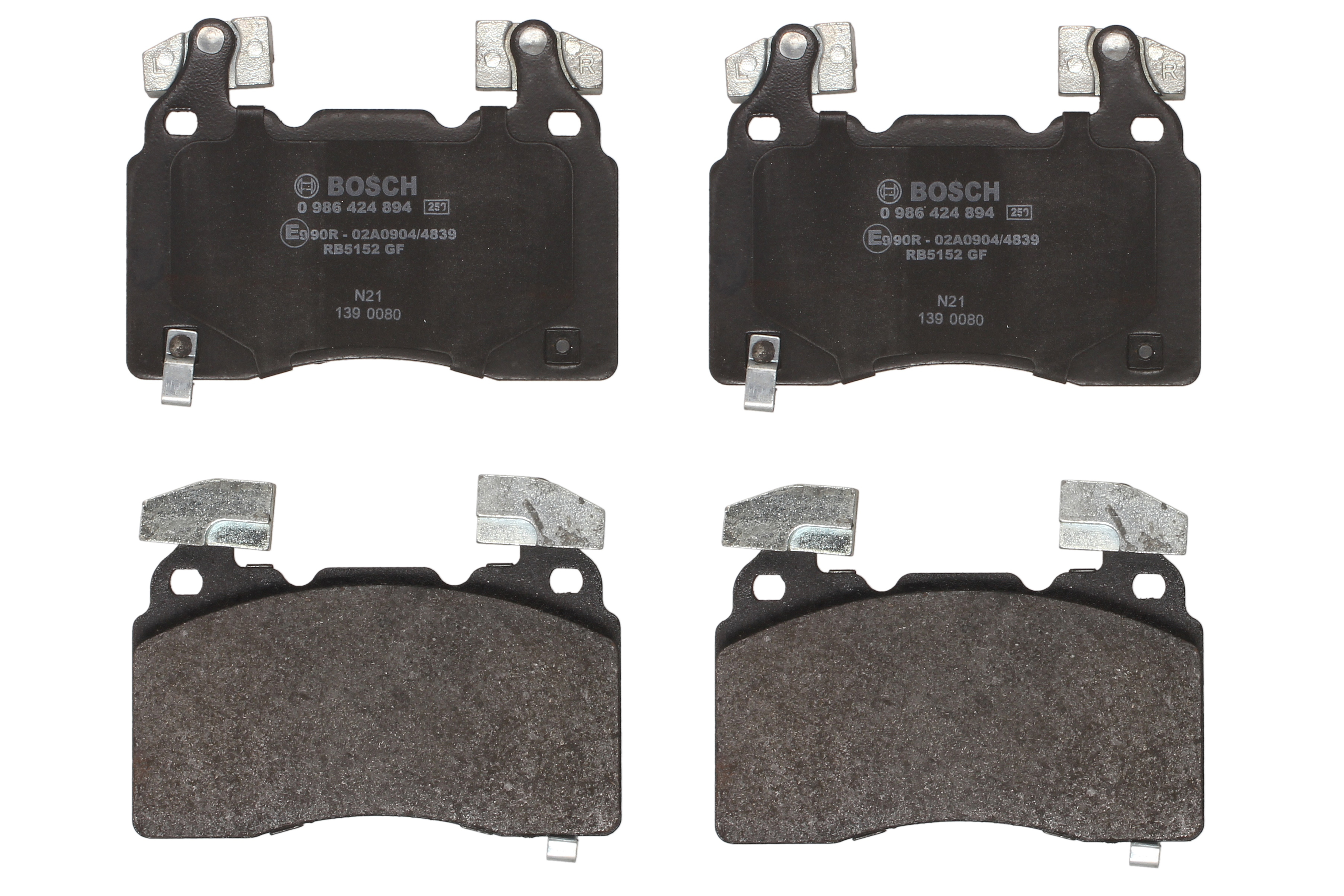 Комплект гальмівних колодок передн , CADILLAC CT6, CTS, CHEVROLET CAMARO, CORVETTE, OPEL INSIGNIA B, INSIGNIA B COUNTRY, INSIGNIA B GRAND SPORT 1.5-6.2 09.09-
